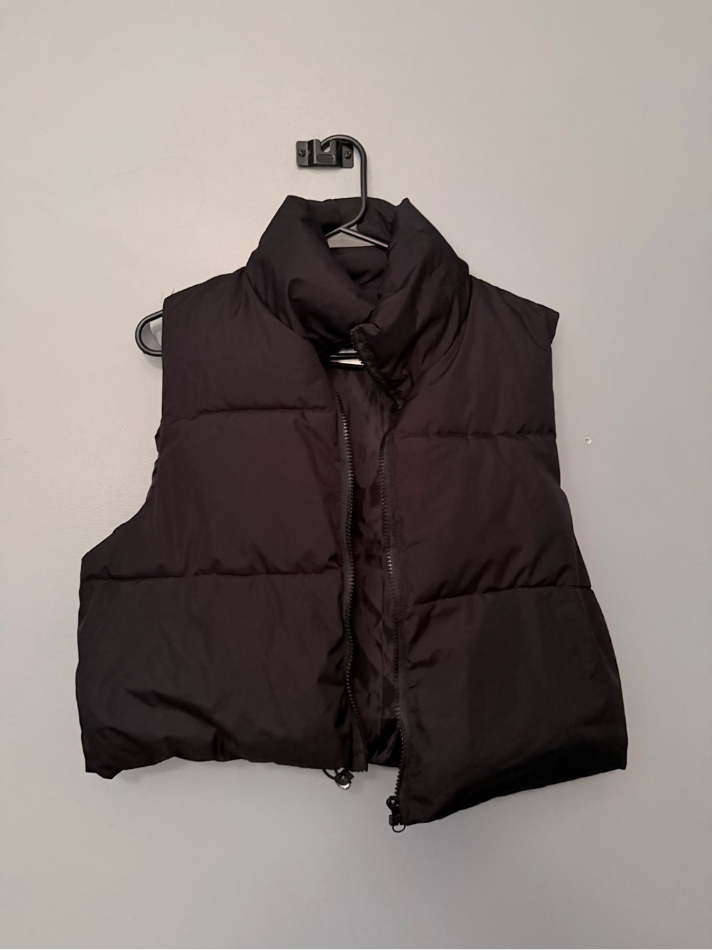 Classic Black Quilted Puffer Vest - Sleeveless Insulated Layer